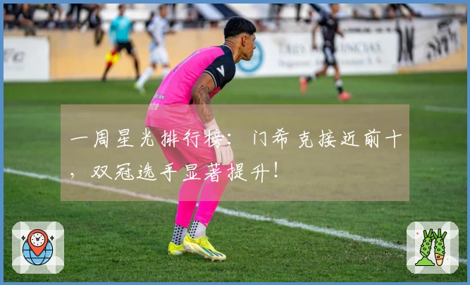 一周星光排行榜：门希克接近前十，双冠选手显著提升！